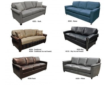 Build Your Own Leather Sofa or Set